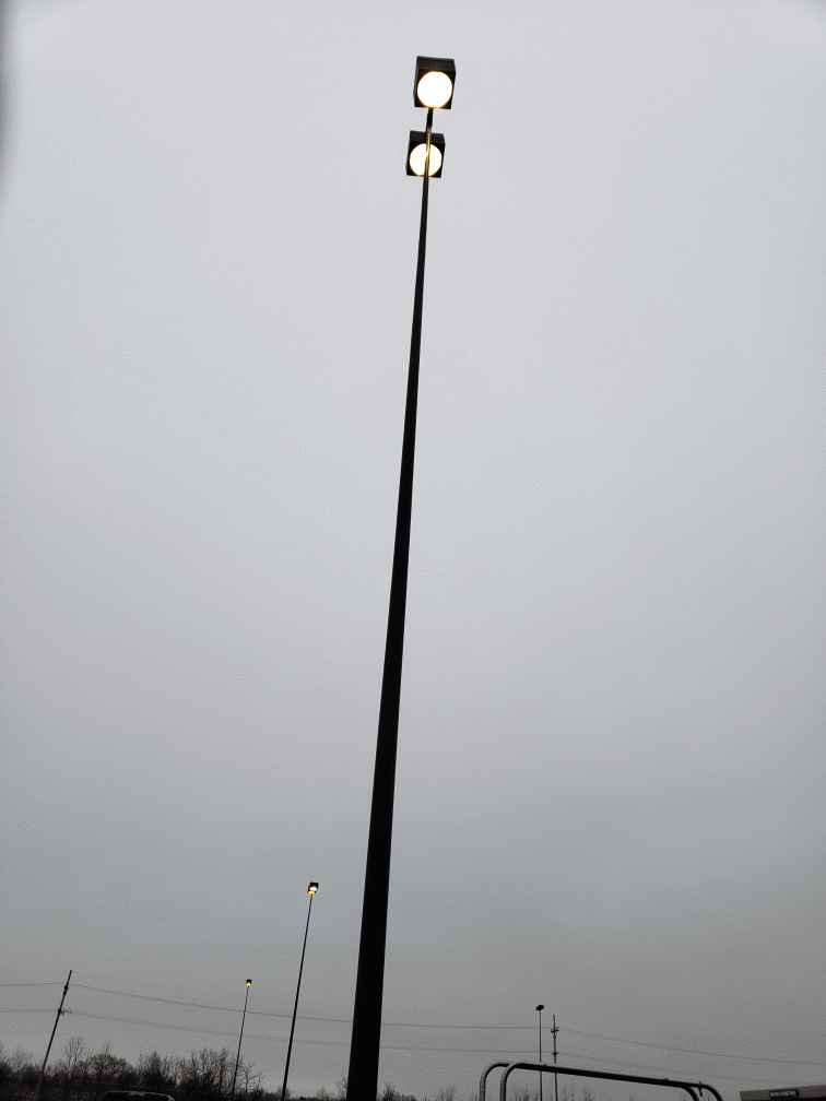 We regularly perform large jobs such as commercial parking lot lighting upgrades and replacement of damaged light poles.